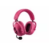 Logitech G PRO X3 LIGHTSPEED wireless gaming headset, 2.4 GHz, magenta