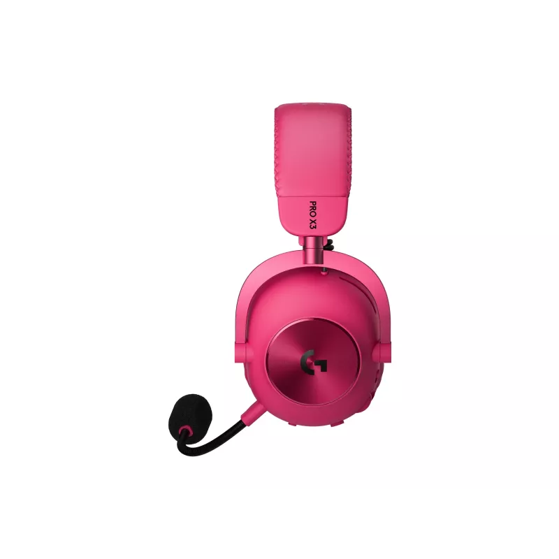 Logitech G PRO X3 LIGHTSPEED wireless gaming headset, 2.4 GHz, magenta