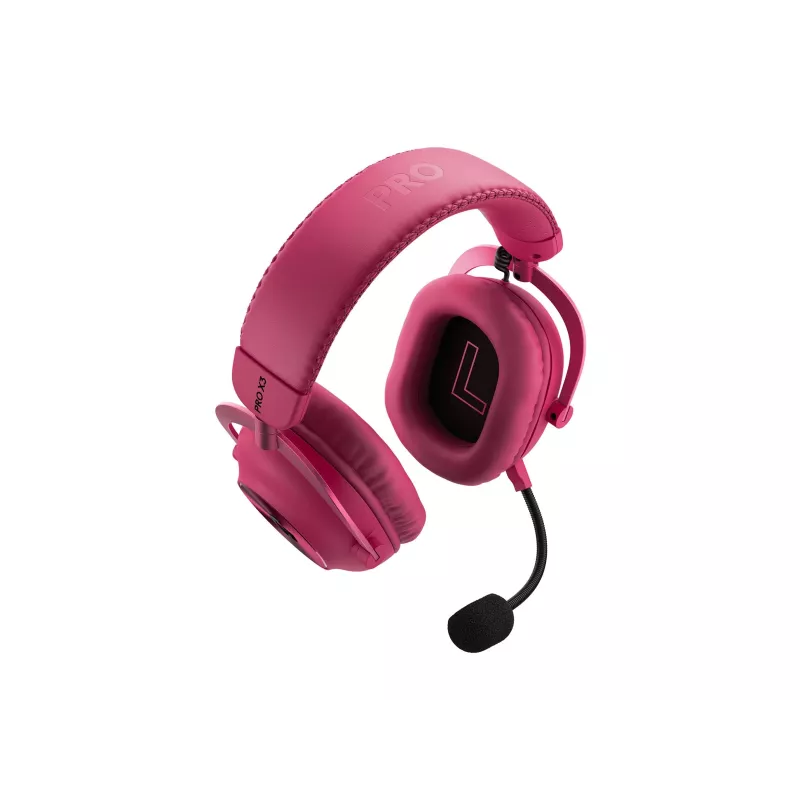 Logitech G PRO X3 LIGHTSPEED wireless gaming headset, 2.4 GHz, magenta
