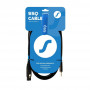 SSQ XLRMi3 audio cable, XLR female to 3.5 mm stereo jack, 3 m