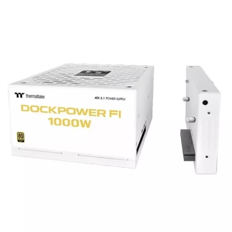 Thermaltake Dockpower FI 1000W PC power supply, 80 PLUS Gold, white
