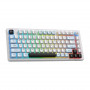 ONIKUMA MT501 gaming keyboard, 75%, white