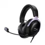 HyperX Cloud III gaming headset, black and lavender