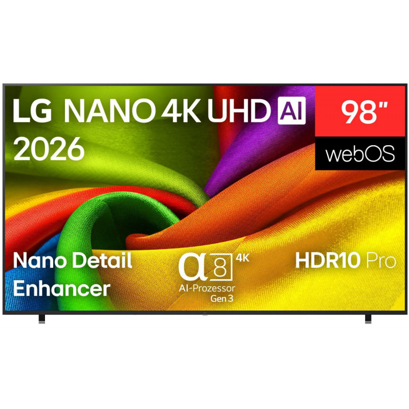 LG 98NU900B6LB 98 inch 4K Nano television