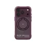 Skinarma Atlas case with MagSafe and rotating kick stand for iPhone 18 Pro / 17 Pro, burgundy