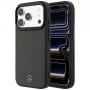 Mercedes Leather Mesh with Bow Line MagSafe case for iPhone 18 Pro / 17 Pro, anthracite