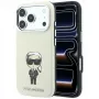 Karl Lagerfeld Smooth Ikonik Sketch MagSafe case for iPhone 18 Pro Max / 17 Pro Max, beige