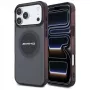 Mercedes AMG00130 AMG IML Transparent Bicolor Block MagSafe case for iPhone 18 Pro Max / 17 Pro Max, black/burgundy