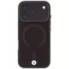 BMW Sign Frosted IML & Metal Logo MagSafe case for iPhone 18 Pro Max / 17 Pro Max, burgundy