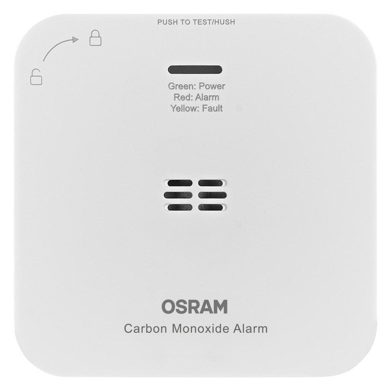 Osram SMART+ WiFi carbon monoxide (CO) detector, white
