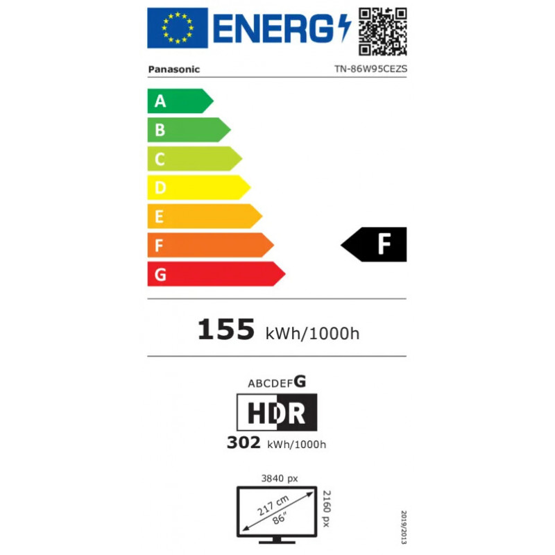 Panasonic TN-86W95CEZS 4K Ultra HD Mini-LED Smart TV, Google TV