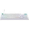 Logitech G316 X 75 mechanical gaming keyboard, tactile, white, US International