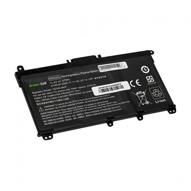 Green Cell GC-HP190 laptop battery for HP, 11.4 V, 4150 mAh