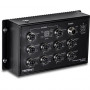 TRENDnet TI-XPG102 industrial switch, EN50155, M12, Gigabit PoE+, railway, 10-port