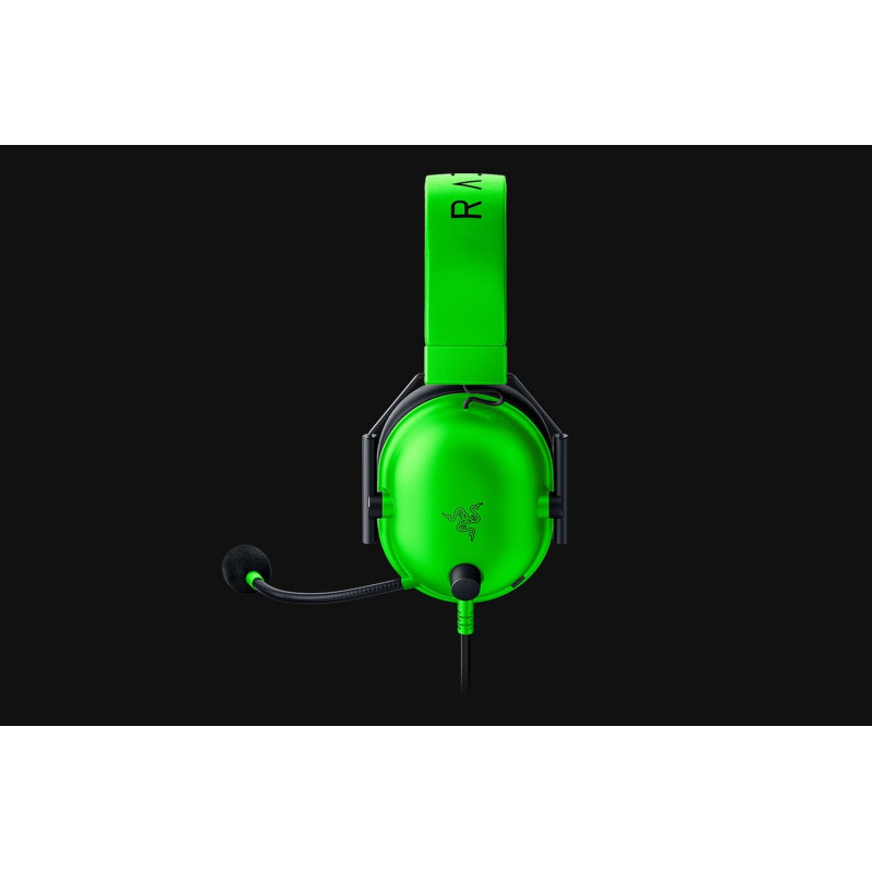 Razer BlackShark V2 X headphones, green, RZ04-03240600-R3M1
