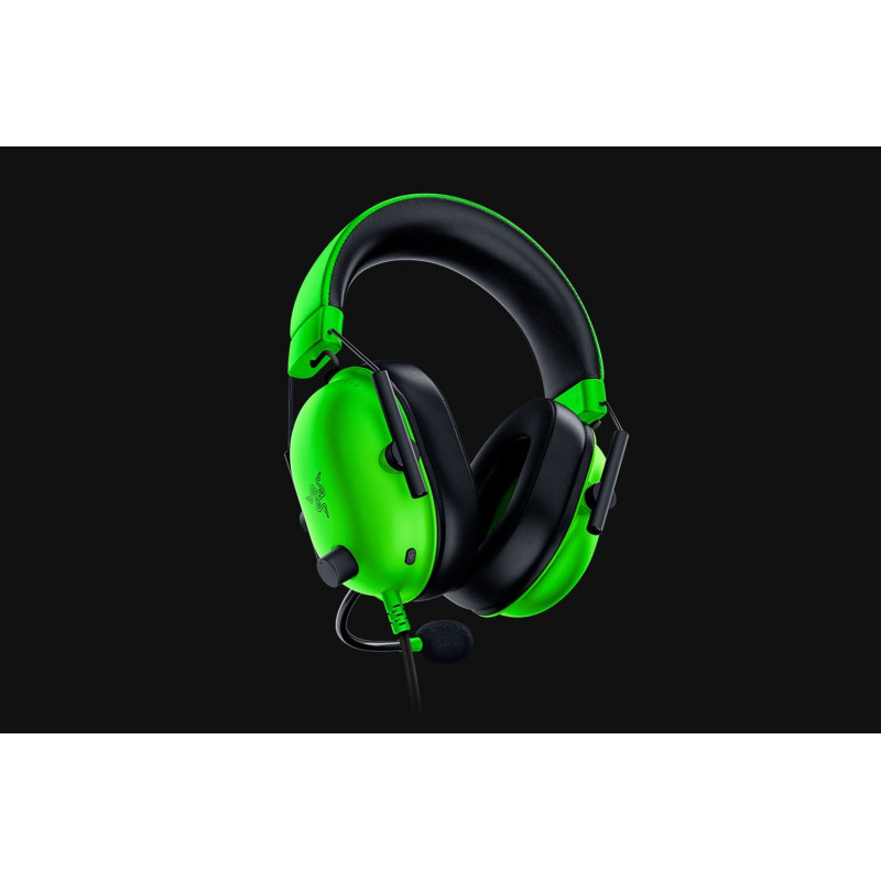 Razer BlackShark V2 X headphones, green, RZ04-03240600-R3M1