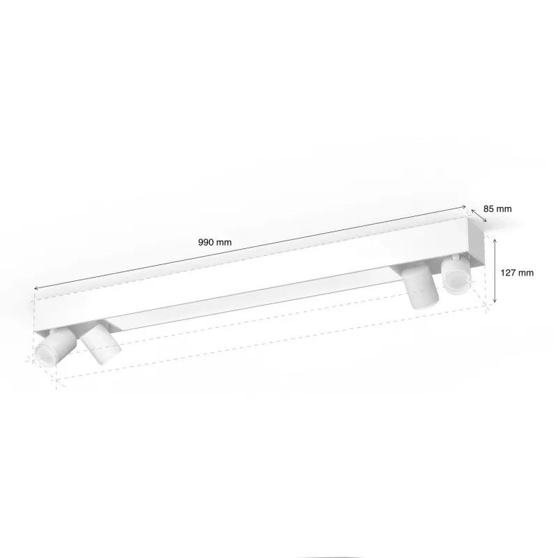 Philips Hue White & Color Ambiance Centris Spot, 4 lights, 4200 lm, white