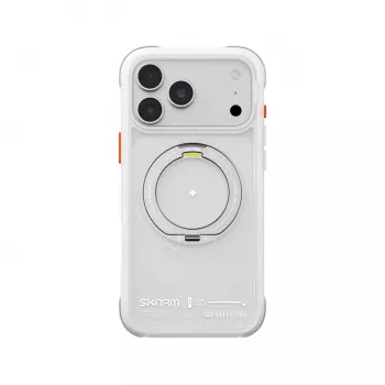 Skinarma Atlas case with MagSafe and rotating kickstand for iPhone 18 Pro Max / 17 Pro Max, white
