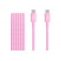 Apple USB-C to USB-C Woven Cable, 1.5 m, Power Pink