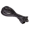 Akyga AK-PC-111A CCA power extension cable, 3x0.5 mm², IEC C13 / IEC C14, 5 m, black
