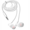 AIWA ESTM-50WT in-ear stereo headphones with microphone, white