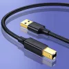 Ugreen US135 USB 2.0 A-B printer cable, gold-plated, 1 m, black
