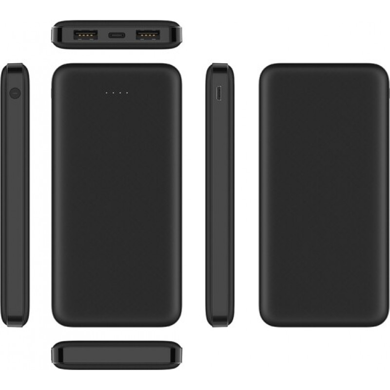 Veger A10 (W1065) power bank, 10000 mAh, 5 V 2 A, black