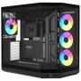 HYTE Y50 Pitch Black computer case, tempered glass x 3
