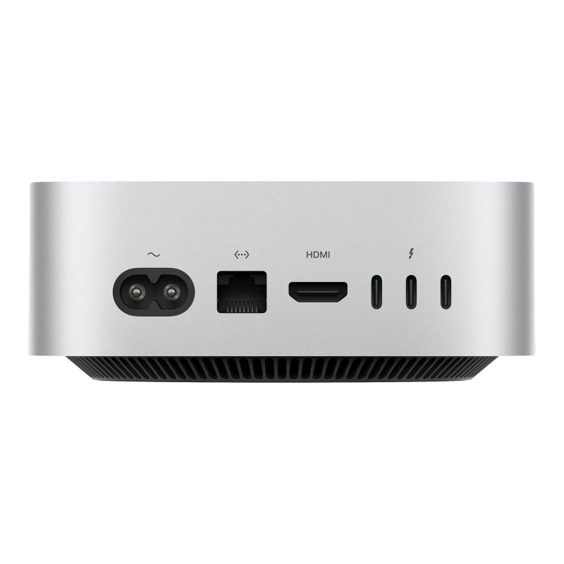 Apple Mac mini (M6 12-core CPU, 12-core GPU), 16 GB unified memory, 256 GB SSD