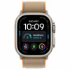 Apple Watch Ultra 4 GPS + Cellular 49 mm smartwatch, Natural Titanium case, Sand Trail Loop band, S/M, MJAJ4QF/A