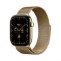 Apple Watch Series 12 GPS + Cellular 42mm Gold Titanium Case with Gold Milanese Loop - M/L