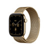 Apple Watch Series 12 GPS + Cellular 42mm Gold Titanium Case with Gold Milanese Loop - M/L