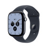Apple Watch Series 12 GPS + Cellular 46 mm, Night Blue Ceramic Case, Navy Blue Sport Band, S/M
