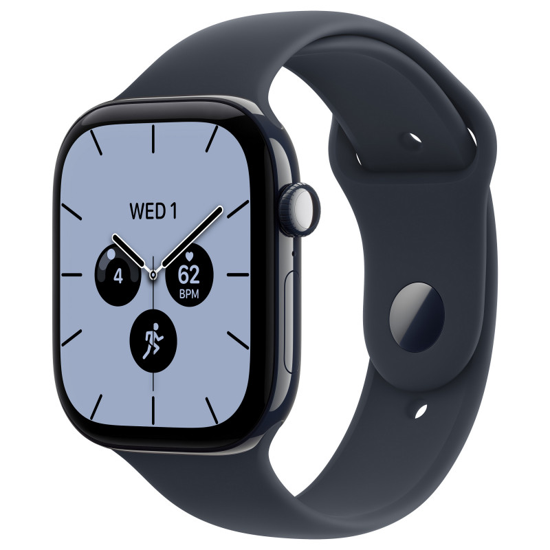 Apple Watch Series 12 GPS + Cellular 46 mm, Night Blue Ceramic Case, Navy Blue Sport Band, M/L