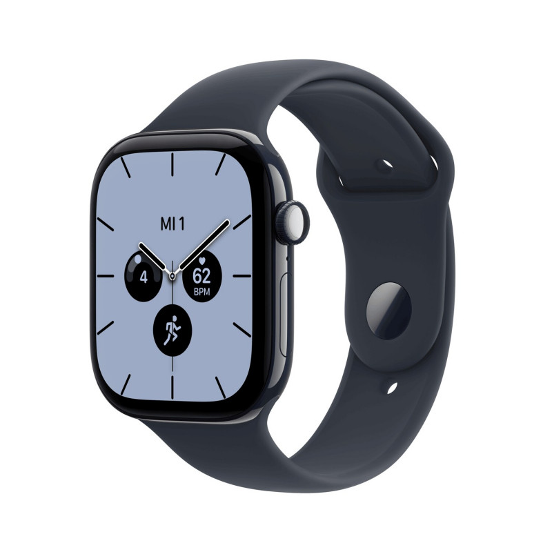 Apple Watch Series 12 GPS + Cellular 46 mm, Night Blue Ceramic Case, Navy Blue Sport Band, M/L