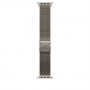 Apple MK0E4ZM/A Apple Watch Titanium Milanese Loop, 49 mm, Natural Titanium, Large