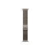 Apple MK0E4ZM/A Apple Watch Titanium Milanese Loop, 49 mm, Natural Titanium, Large