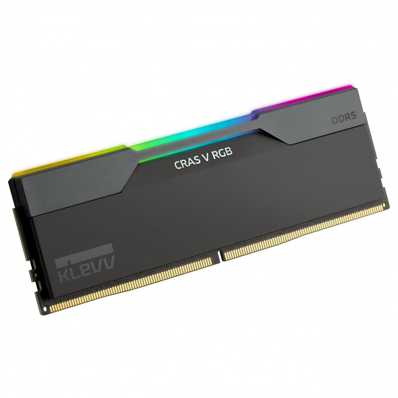 Klevv Cras V RGB KD5AGUA80-64B300G DDR5-6400 CL30 32 GB (2 x 16 GB) memory kit, black