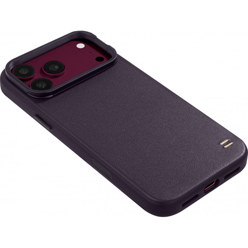 LAUT Lux Edge case for Apple iPhone 18 Pro Max / 17 Pro Max, MagSafe, deep plum