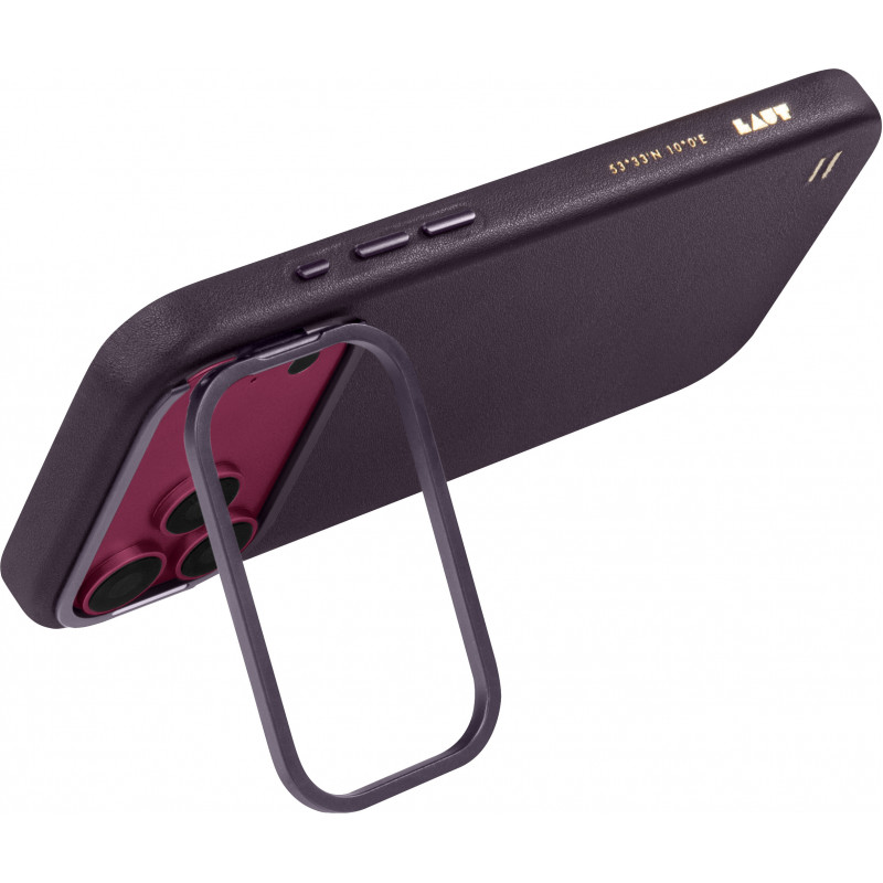 LAUT Lux Edge case for Apple iPhone 18 Pro Max / 17 Pro Max, MagSafe, deep plum