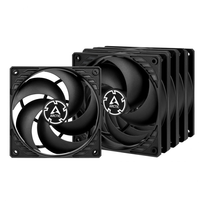 Arctic P12 ACFAN00135A case fan, 120 mm, 3-pin, black (5 pcs)