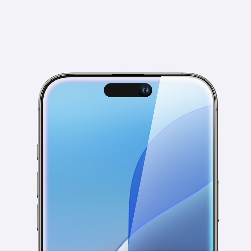 AmazingThing Radix Full Glass tempered glass screen protector for iPhone 16 Plus