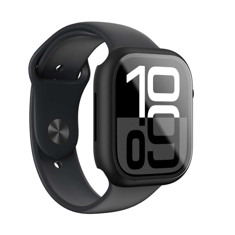 AmazingThing Radix Glass protective case for Apple Watch 42 mm, tempered glass, black
