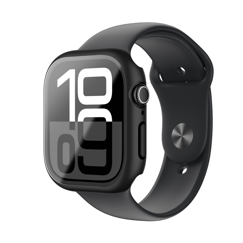 AmazingThing Radix Glass protective case for Apple Watch 42 mm, tempered glass, black
