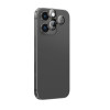 AmazingThing AR Aluminum 3 Lens Glass camera lens protector with frame for iPhone 16 Pro / 16 Pro Max, black