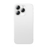 AmazingThing AR Aluminum 3 Lens Glass camera lens protector with frame for iPhone 16 Pro / 16 Pro Max, silver