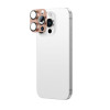 AmazingThing Aviation-Grade Alloy tempered glass camera lens protector for iPhone 16 Pro / 16 Pro Max, rose gold