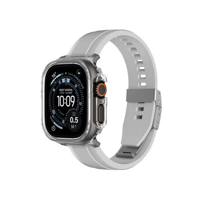 AmazingThing Minimal protective case for Apple Watch Ultra 3 / Ultra 4 49 mm, clear