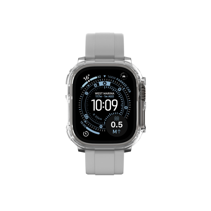 AmazingThing Minimal protective case for Apple Watch Ultra 3 / Ultra 4 49 mm, clear