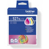 Brother LC527XLVAL ink cartridge value pack (4 pcs), high yield, black, yellow, cyan, magenta
